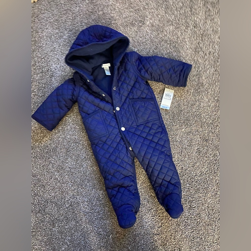 Ralph Lauren Baby - Blue Snow Suit - NWT!